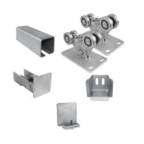   Úszókapu - Rozsdamentes úszókapu szett L=6000mm 58x58x3mm