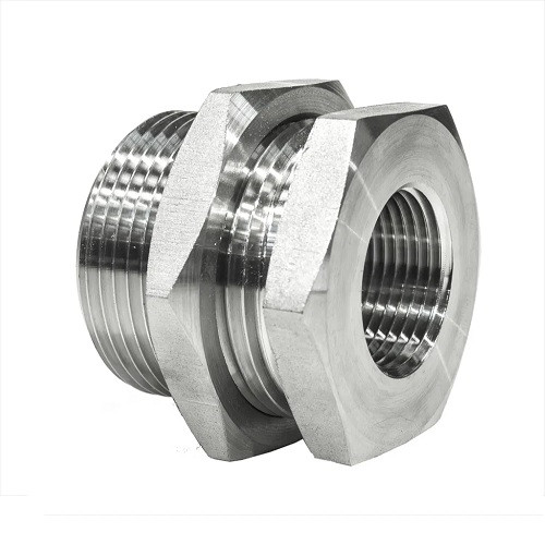 Bulkhead adapter BSP külső 1/2''x belső 3/8'' aisi316
